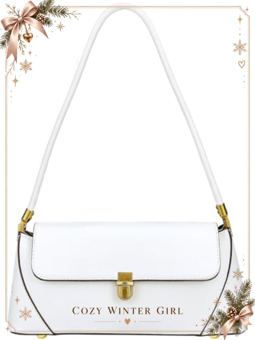 Women's PU Leather Shoulder Bag Small Satchel Tote Purse Zip Snap